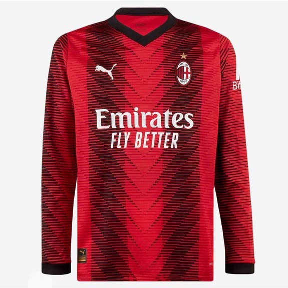 Tailandia Camiseta AC Milan Primera equipo ML 2023-24